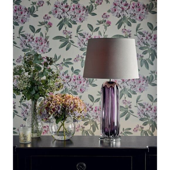 Laura Ashley Wallpaper Adeline Dusky Rose Floral Roll More Available NEW - Picture 1 of 7